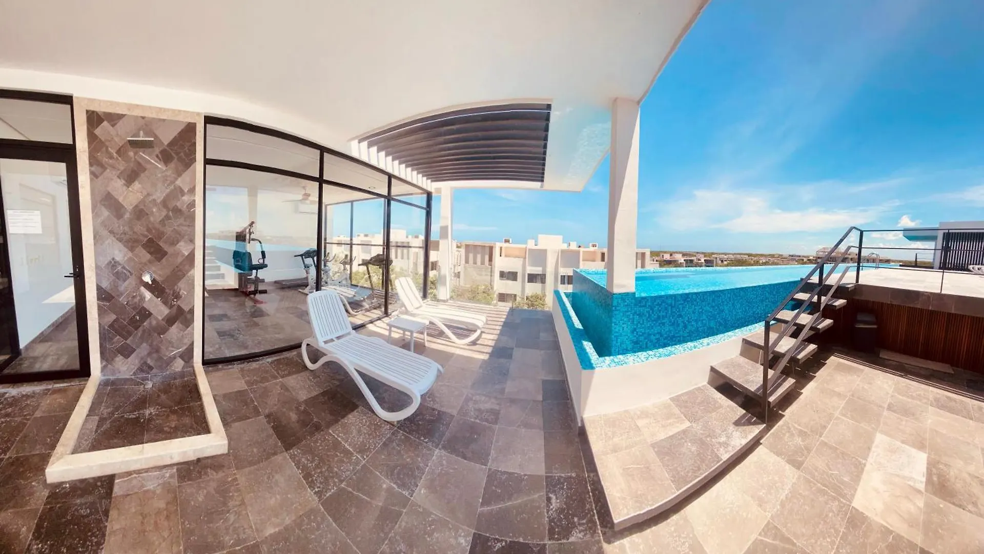 Oscar Wilde - Ph With Private Rooftop And Plunge Pool & Gym & Beach Club Access トゥルム 0*,